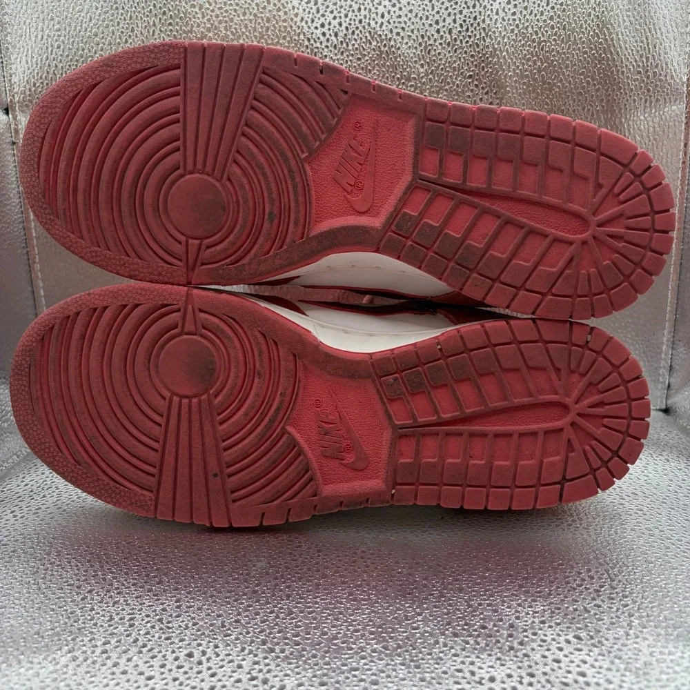 Size‎ 10 Nike Wmns Dunk Low Valentines Day White Red Womens Shoes FQ7056-100